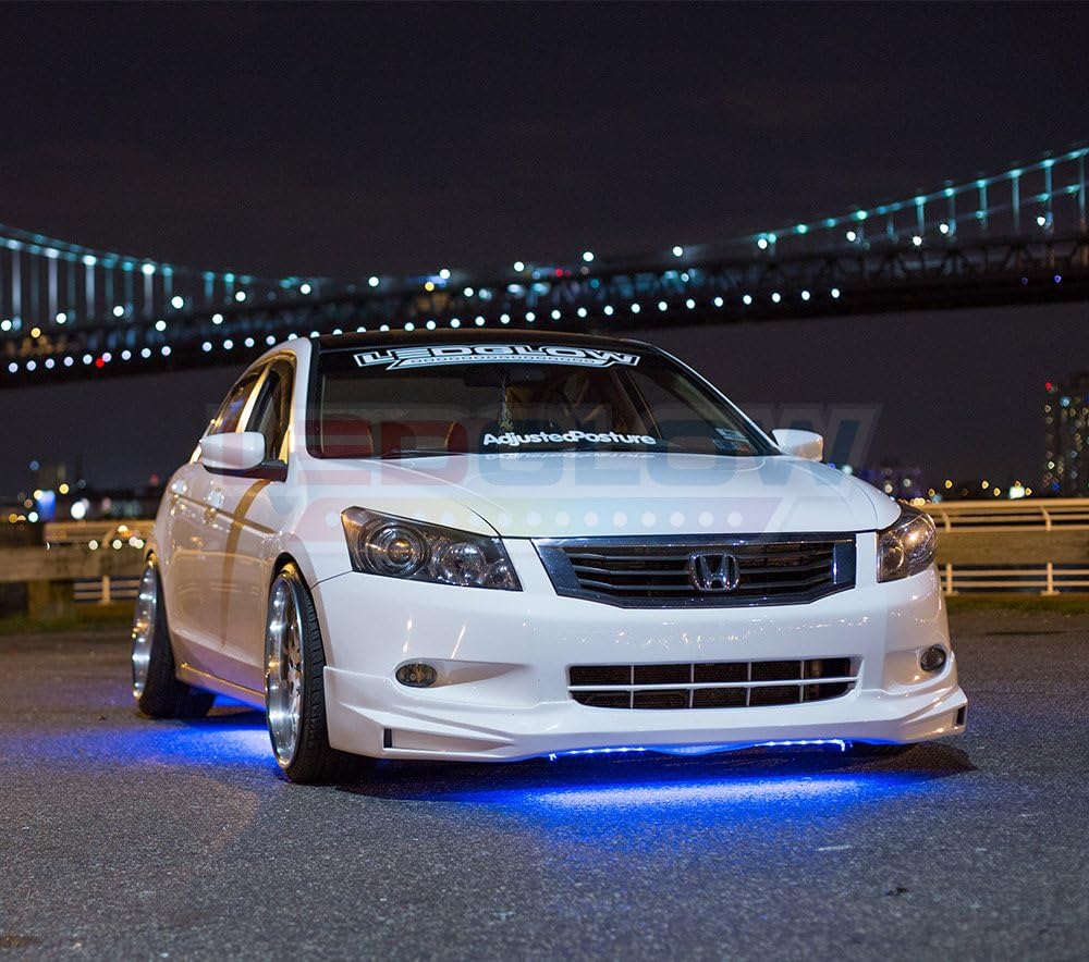 Blue Slimline LED Underbody Lighting Kit for Cars W542