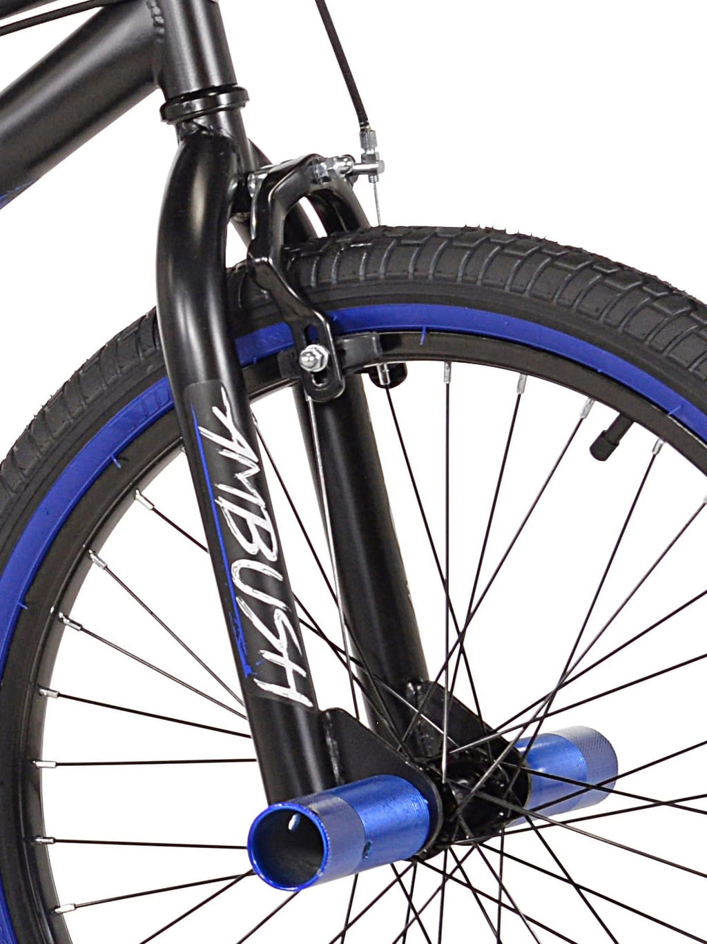 20 Boy's BMX Child Bike Black/Blue L7413