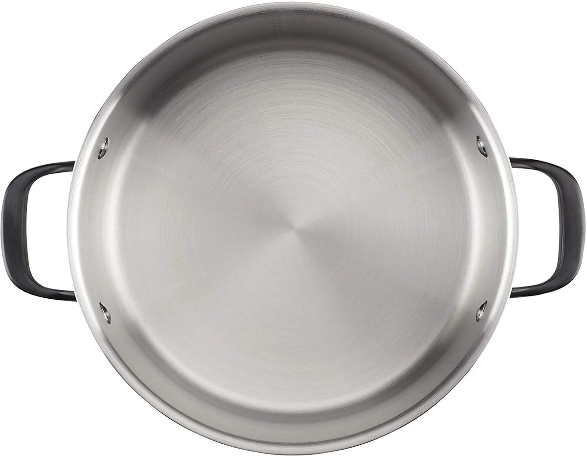 5-Ply Clad Stainless Steel Stock Pot with Lid, 8 Quart G875