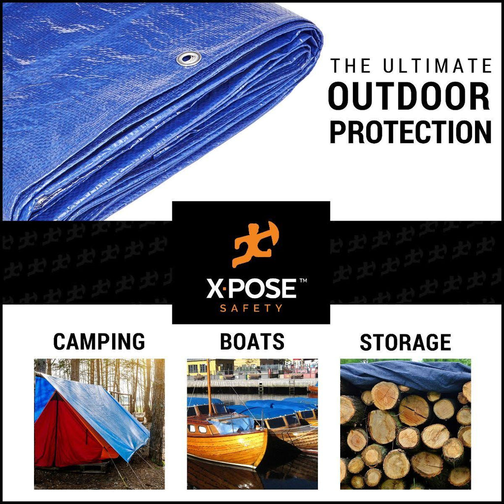 Blue Poly Tarps 10 x 16 - Case of 12 F6310