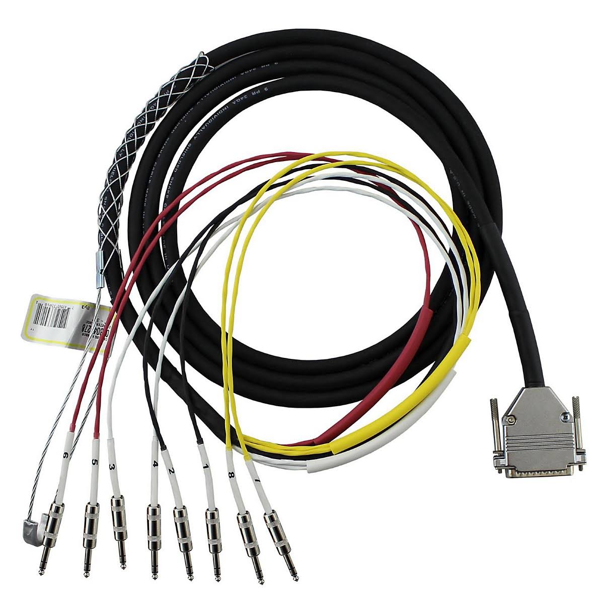 8-Channel DSUB-TRS Snake 25 ft. G6490