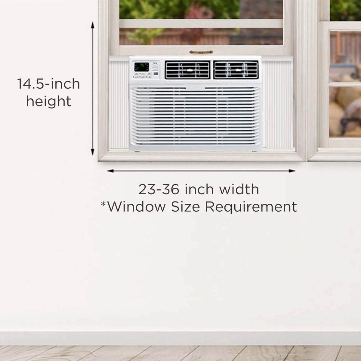 8000 BTU Smart Window Air Conditioner with Remote, White S903