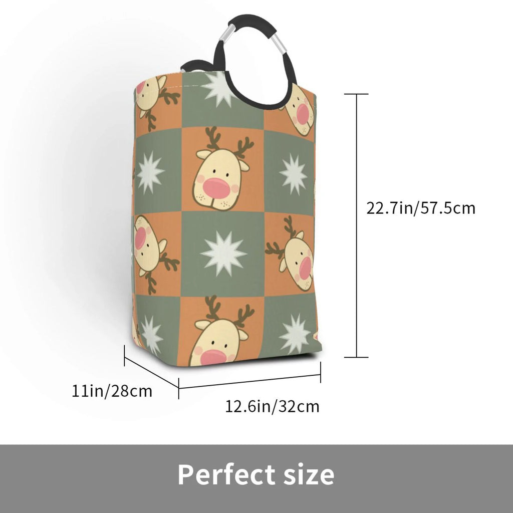 50L Rectangular Laundry Hamper with Aluminum Handles K571