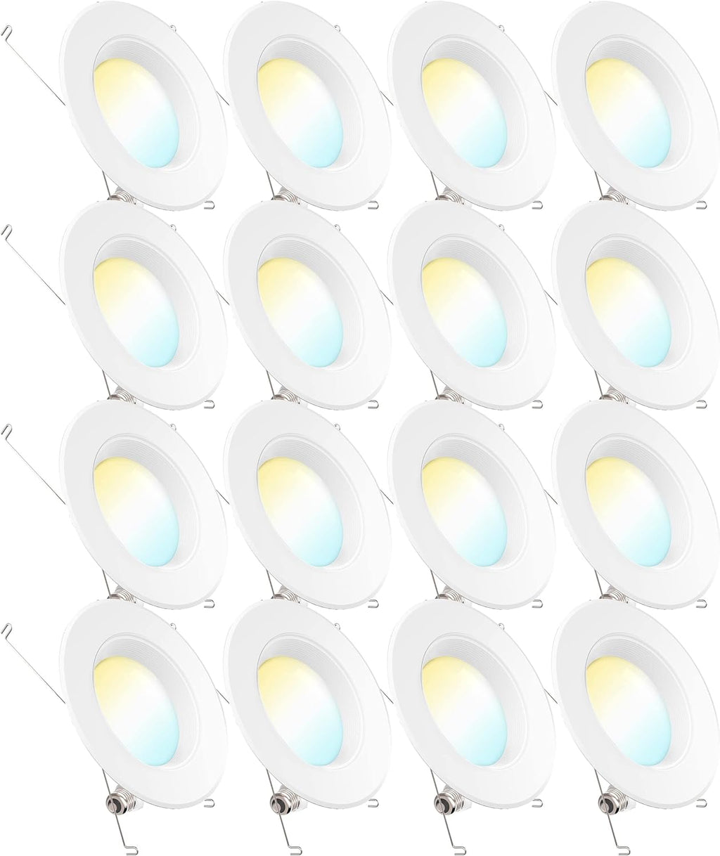 16 Pack 4 Inch LED Recessed Lighting Retrofit Conversion Kit U295422