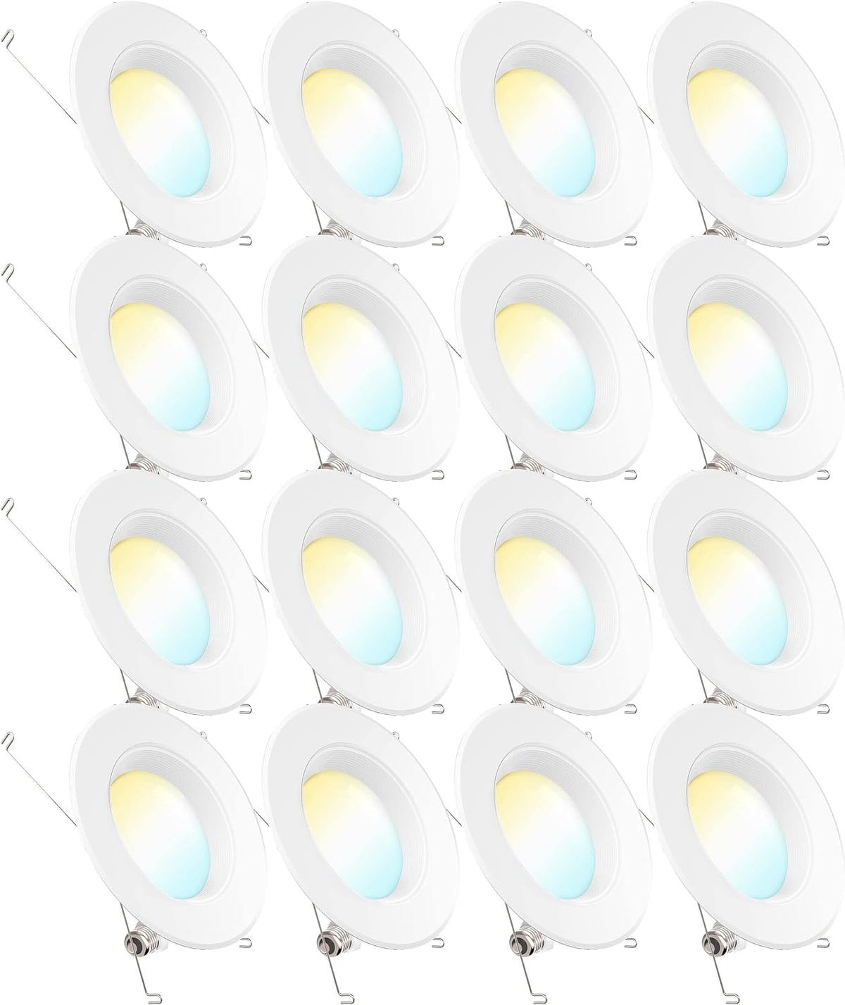 16 Pack 4 Inch LED Recessed Lighting Retrofit Conversion Kit U295422