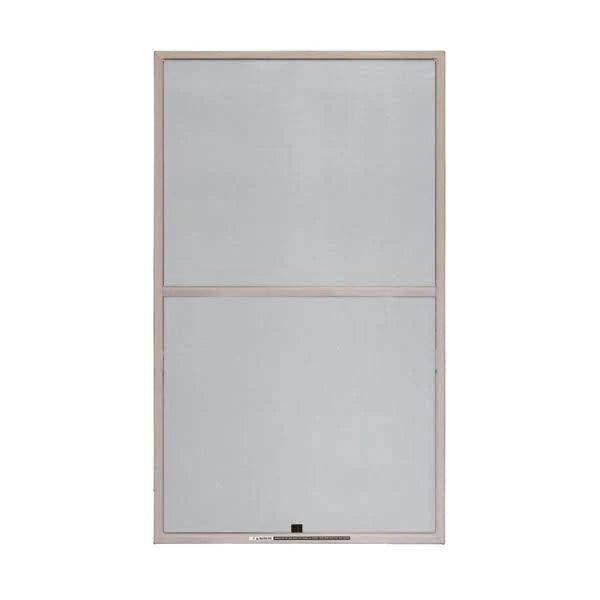 Insect Screen for Double-Hung Window, Sandtone, 33 5/32 Wide by 33 3/8 Inches L2425