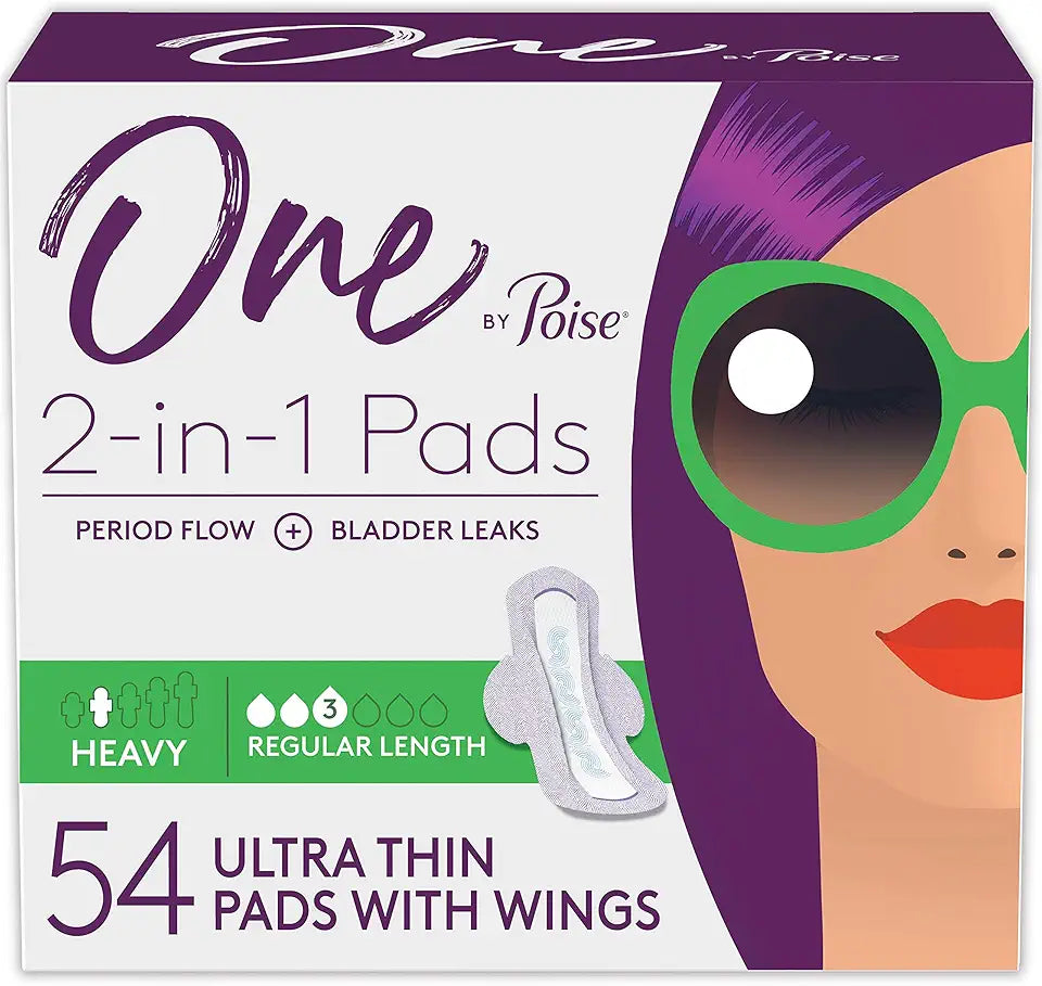 Feminine Pads with Wings, Regular, 54 Count J371