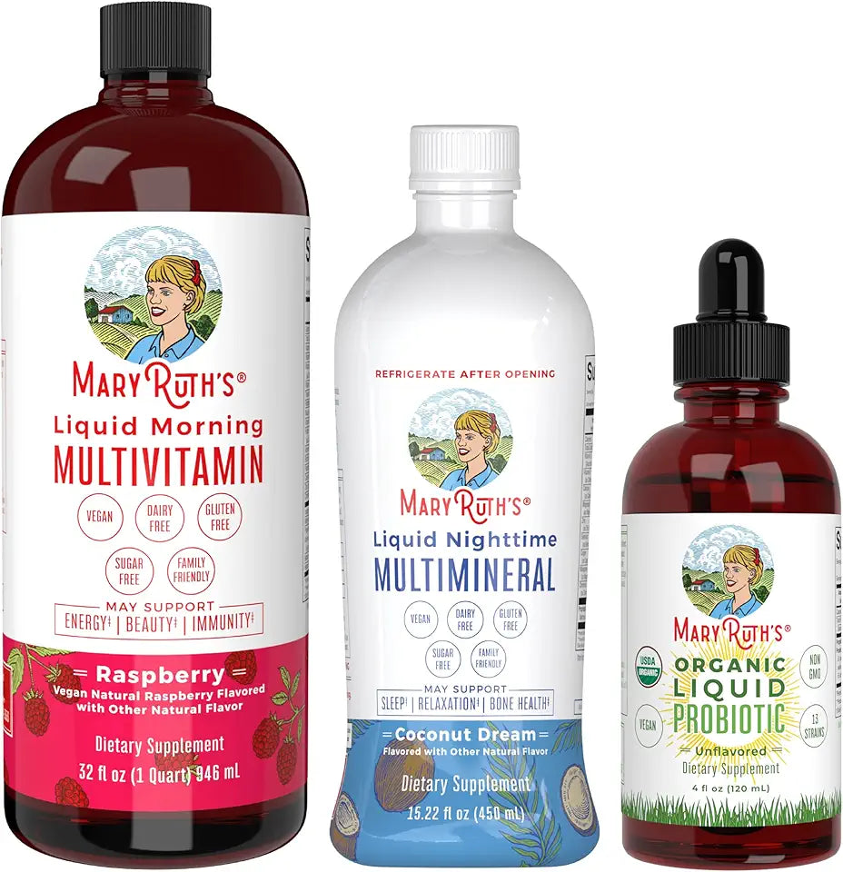 Raspberry Multivitamin, Coconut Multimineral & Probiotic Drops A9071