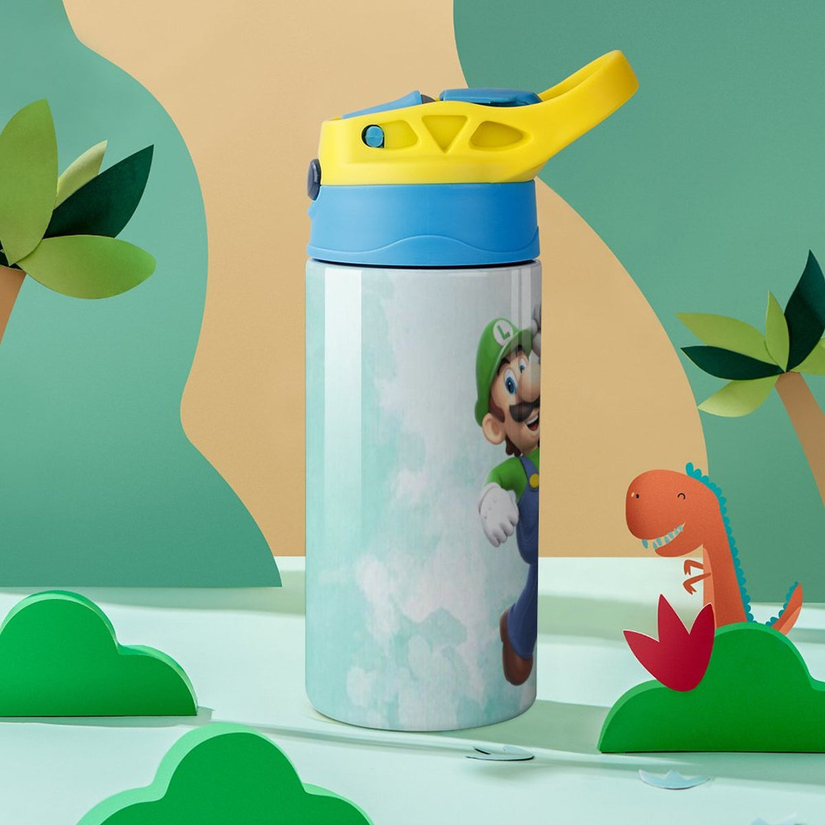 Insulated Stainless Steel Water Bottle with Straw W128