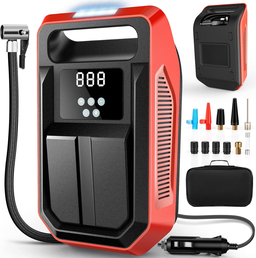 Tire Inflator Portable Air Compressor 12V DC Car Air Pump with Digital Display C7617