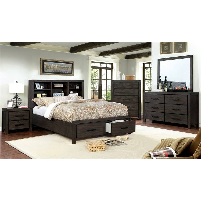 Rustic Brown 5 Drawer Chest R7325