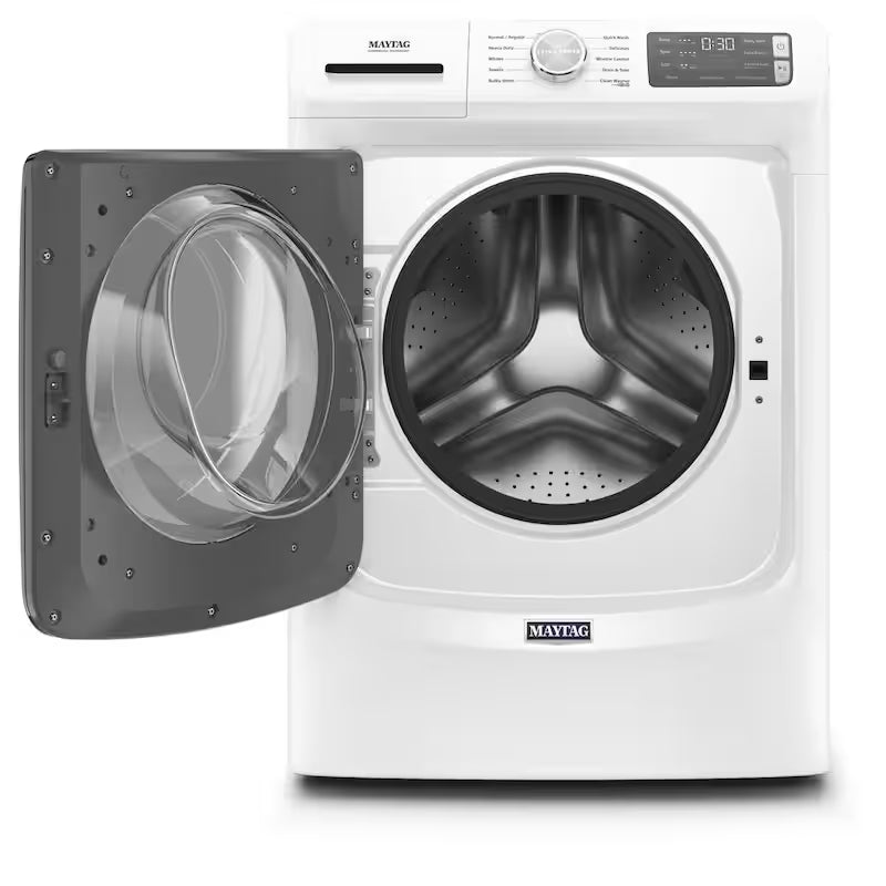 White 4.5 cu. ft. Stackable Front Load Washing Machine V862