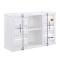 White Contemporary Server with Storage L862