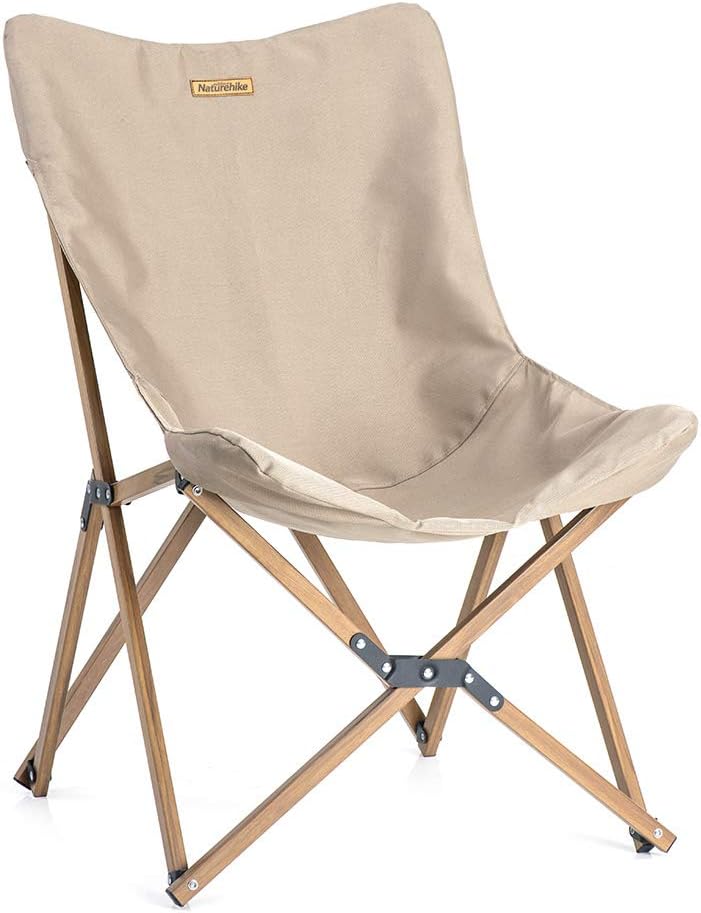 Black Aluminum Folding Moon Chair C67559
