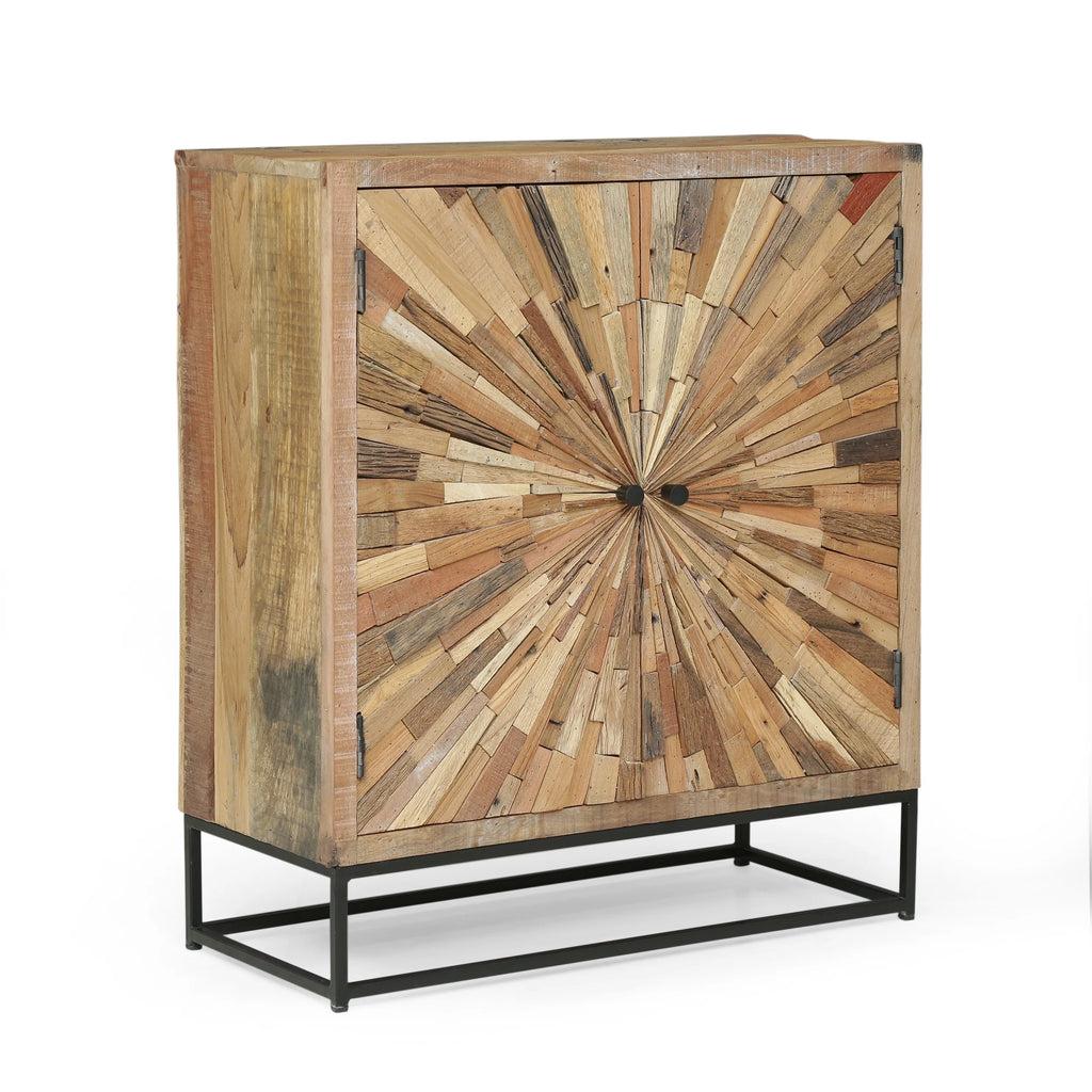 Handcrafted Wooden 2 Door Cabinet Z17083