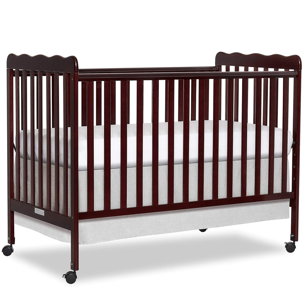 2-in-1 Convertible Crib in Natural, Full, 54x31x40 Inch D342941