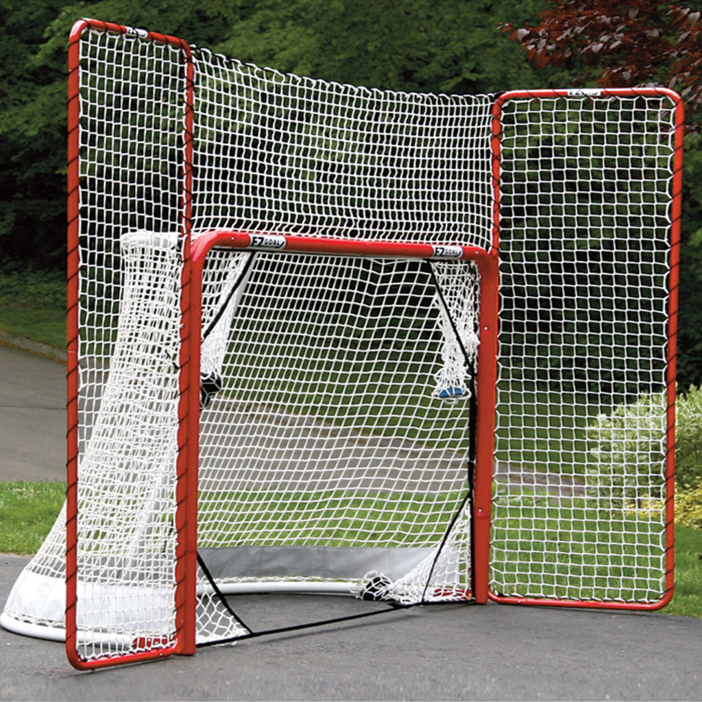 Folding Hockey Goal with Backstop and 4 Targets E1648