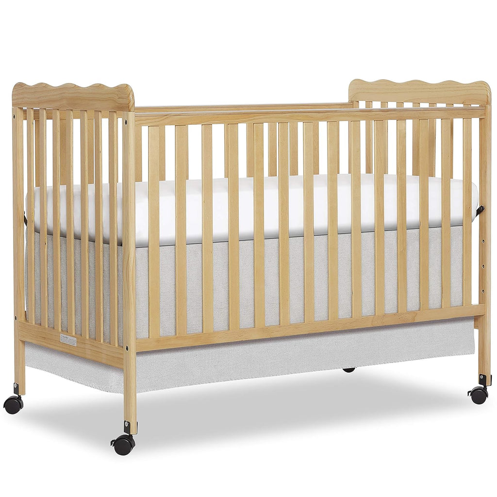 2-in-1 Convertible Crib in Natural, Full, 54x31x40 Inch D342941