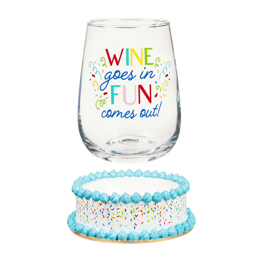 Wine Glass with Coaster Base N161559