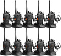 UHF Handheld Rechargeable Walkie Talkies Pack of 2 with Earpiece M896672