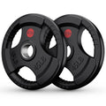 90lbs 2 Inch Rubber Coated Olympic Weight Plate W94956