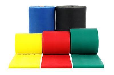 Blue Heavy Latex Free Exercise Band 100 Yard 2 x 50 Yard Rolls D385