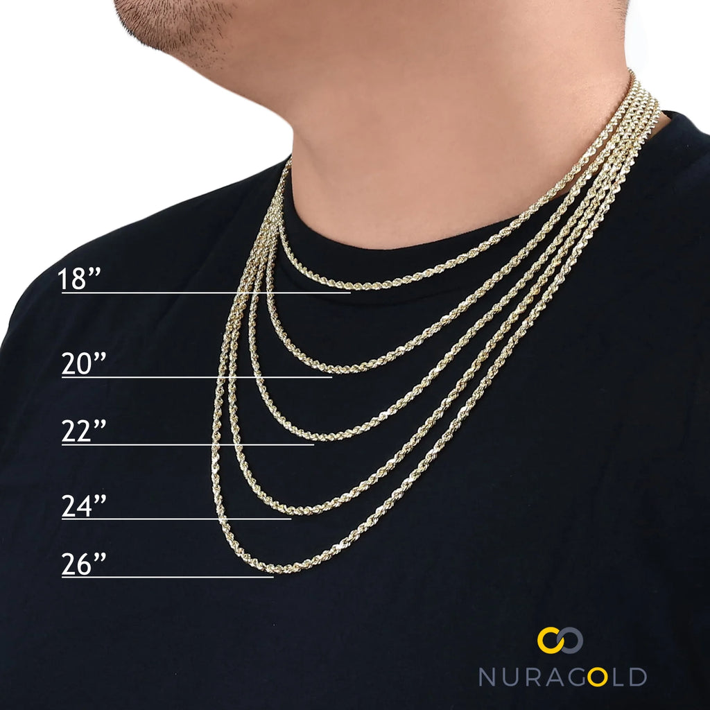 14k Yellow Gold Miami Cuban Link Chain Necklace 20" - 30" Q830809