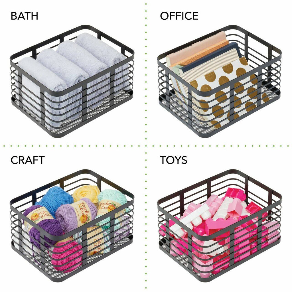Metal Wire Food Organizer Storage Bin Basket U52935