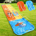 20ft Inflatable Water Slide with 2 Bodyboards Lanes K9108