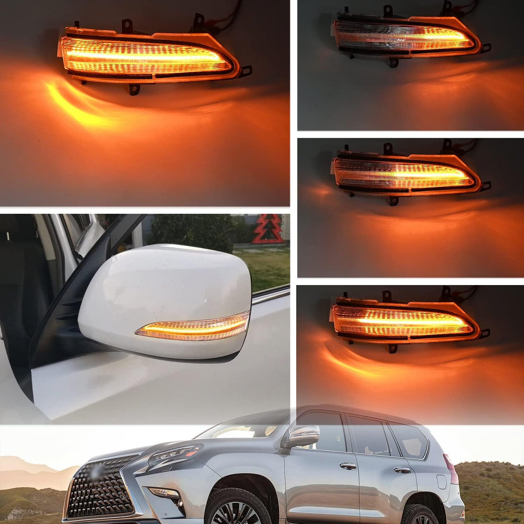 Clear Lens LED Turn Signal Mirror Lights P290