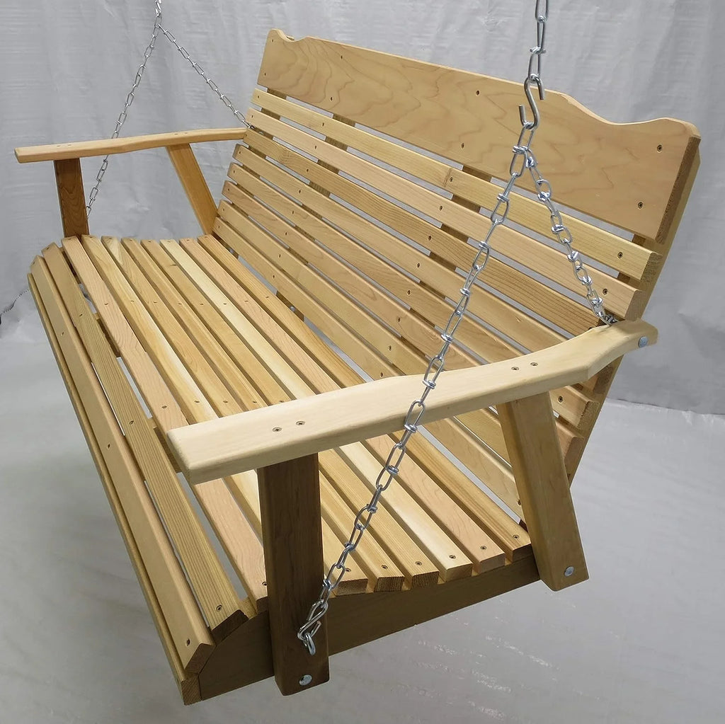 5 Foot Natural Cedar Porch Swing with Chain G58024