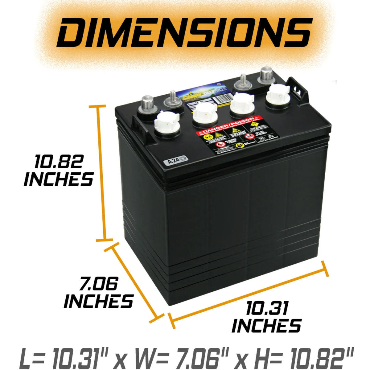 8V Deep-Cycle Flooded Battery G94796