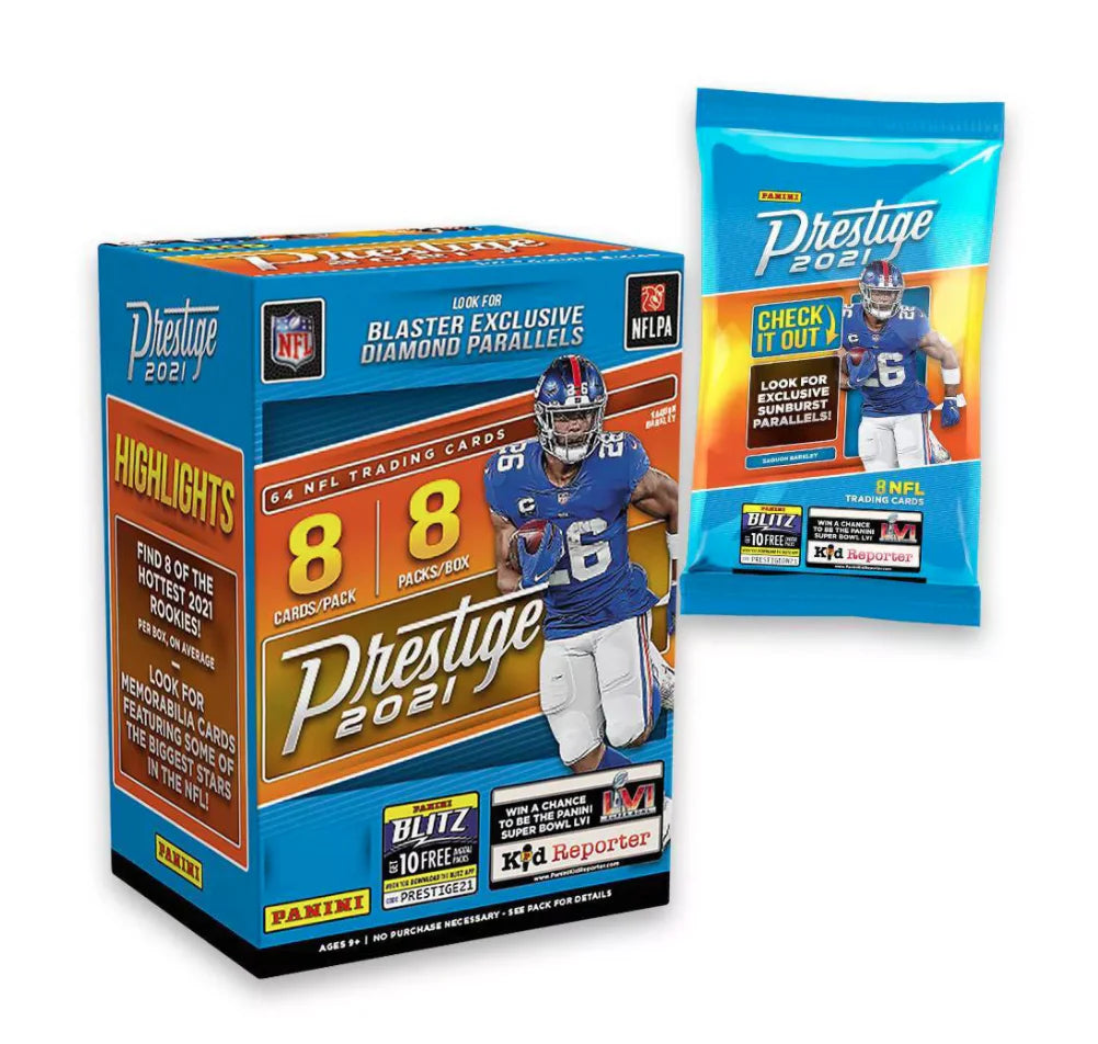 NFL Football Trading Card Blaster Box P378
