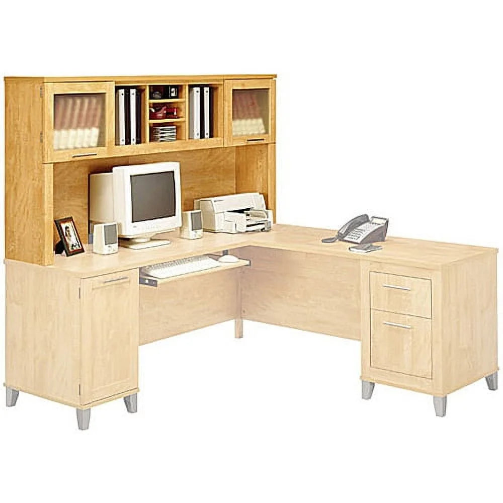 72in 2-Door Hutch with Cubbies B944914