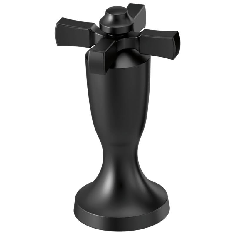 Matte Black Cross Handle Kit for Roman Tub H269