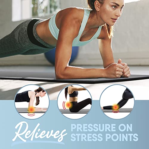 Extra Thick Skid Resistant Yoga Mat with Carrying Strap I2386