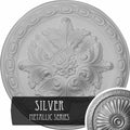 Acanthus Ceiling Medallion, Hand-Painted Silver I344393