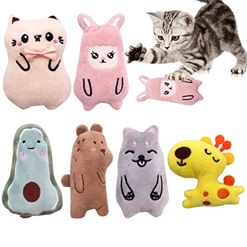 10 Pcs Christmas Catnip Plush Cat Toys T176