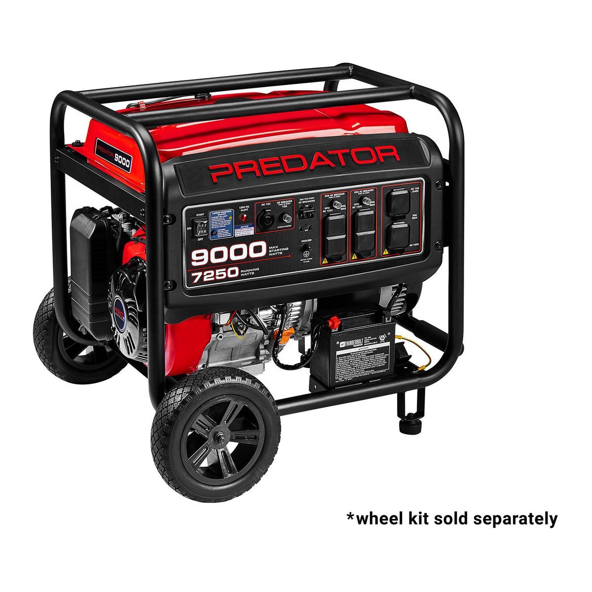 9000 Watt Gas-Powered Portable Generator W327019