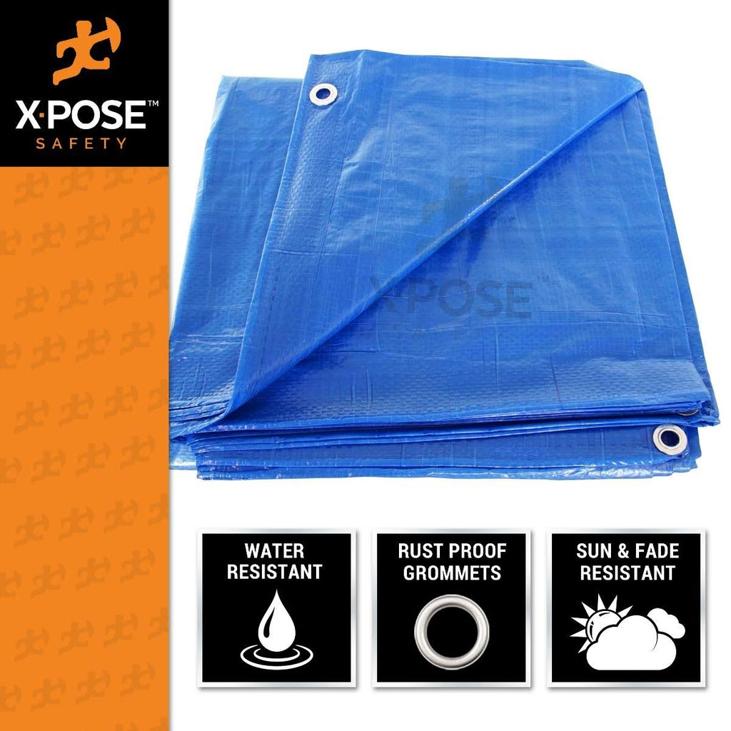 Blue Poly Tarps 10 x 16 - Case of 12 F6310