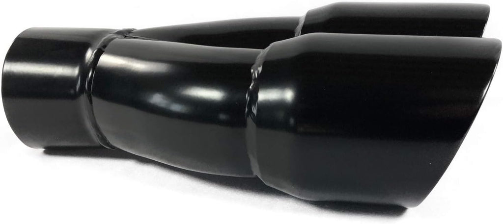 Black Stainless Steel Double Wall Exhaust Tip Pack of 2 W644814