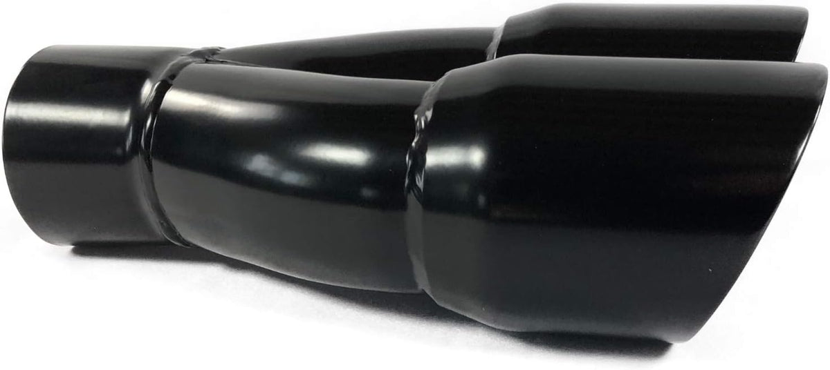 Black Stainless Steel Double Wall Exhaust Tip Pack of 2 W644814
