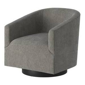 Beige Wood-Base Swivel Chair V94307