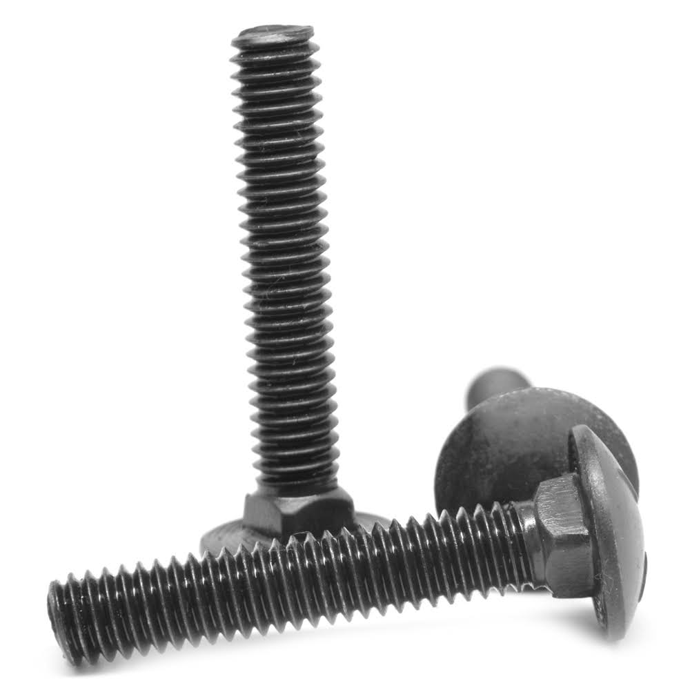 Coarse Thread Grade 5 Carriage Bolt Medium Carbon Steel Black Oxide Pk 50 A791