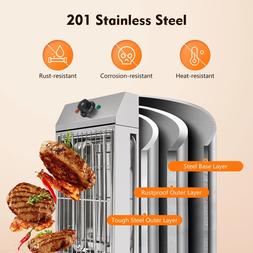 1800W Electric Grill Smokeless Barbecue Grill H347942