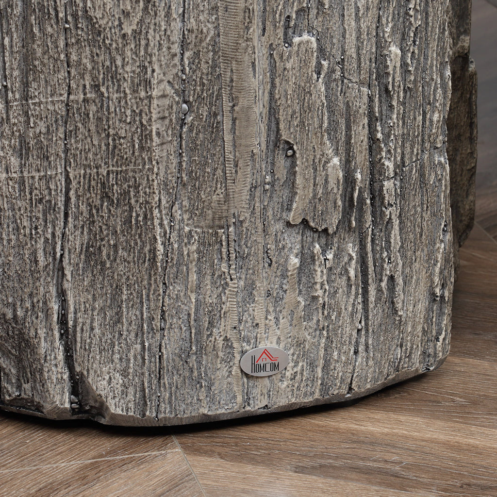 Gray Concrete Side Table, Set of 2 D548421
