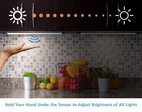 6 Panels 7 inch LED Dimmable Under Cabinet Lighting Kit E9243