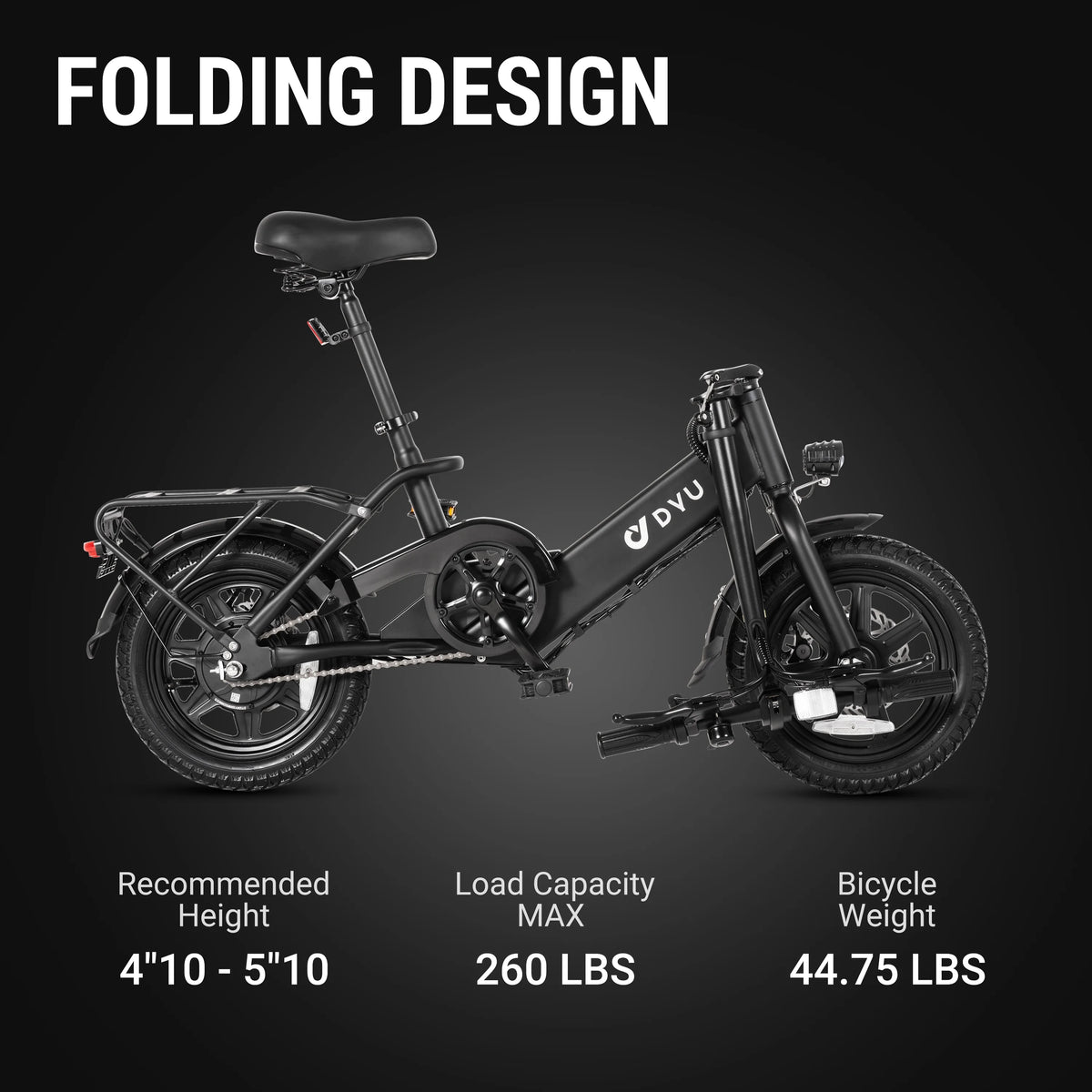 14 Folding Electric Bike 350W 36V 7.5AH P6832