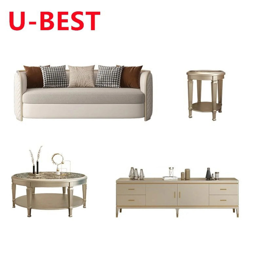 3 Seat Sofa Cum Bed Wooden Curved Couch Z31556