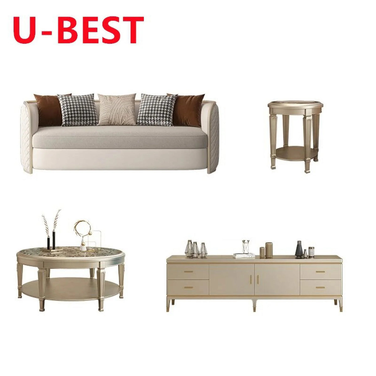 3 Seat Sofa Cum Bed Wooden Curved Couch Z31556